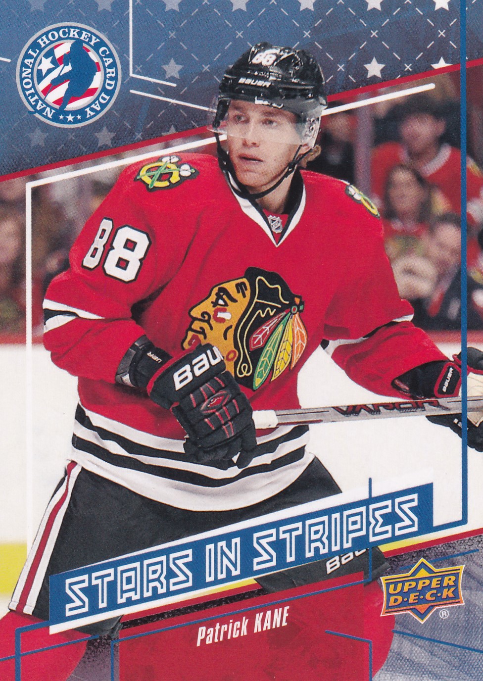 Patrick Kane - 2016/17 National Hockey Card Day - Stars In Stripes - #USA10
