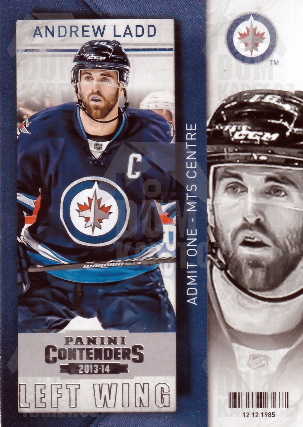 Andrew Ladd - 2013/14 Panini Contenders - #68