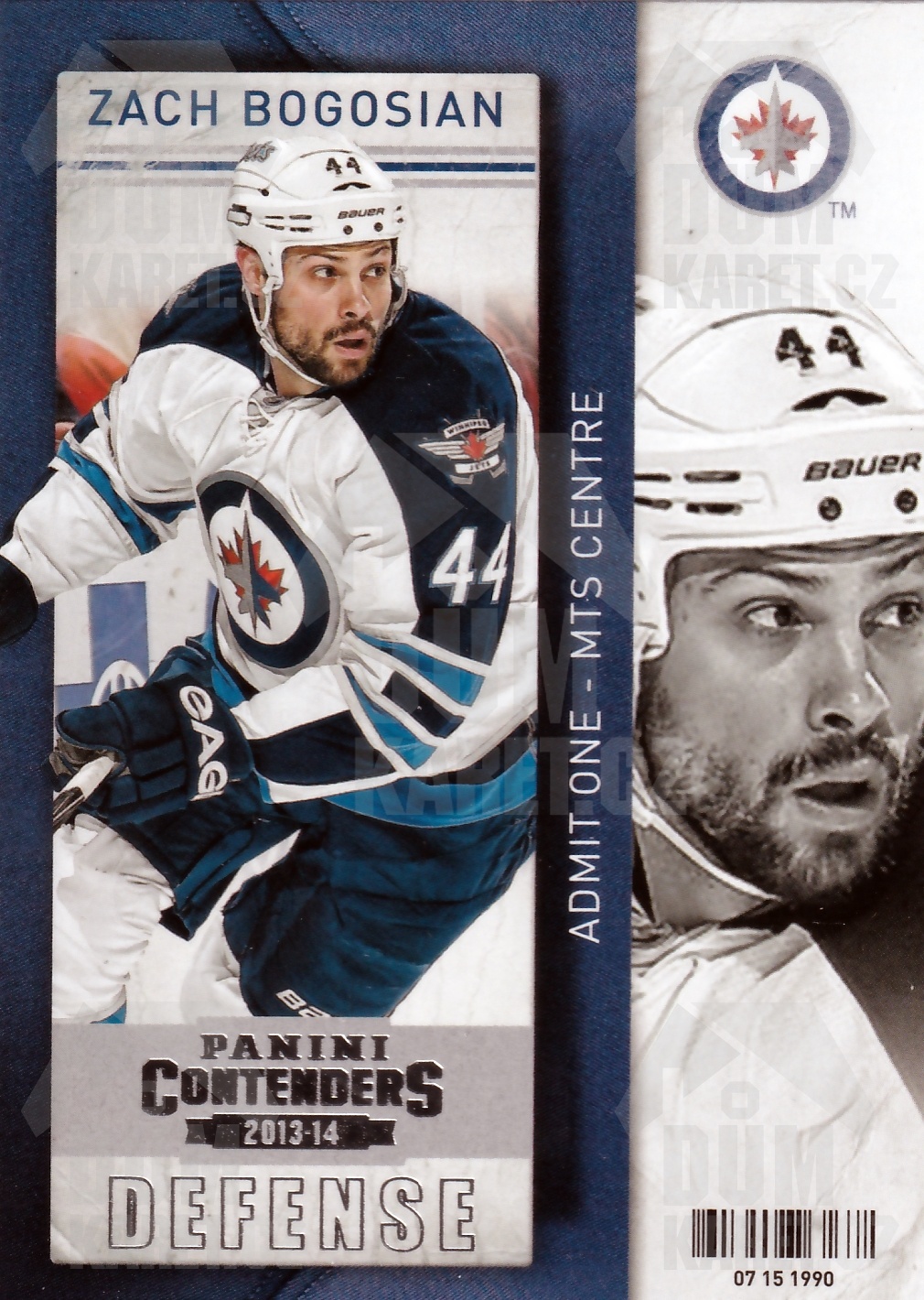 Zach Bogosian - 2013/14 Panini Contenders - #69