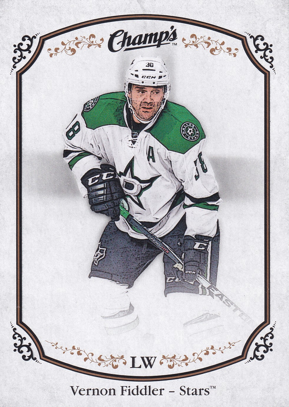 Vernon Fiddler - 2015/16 UD Champ's Hockey - #5