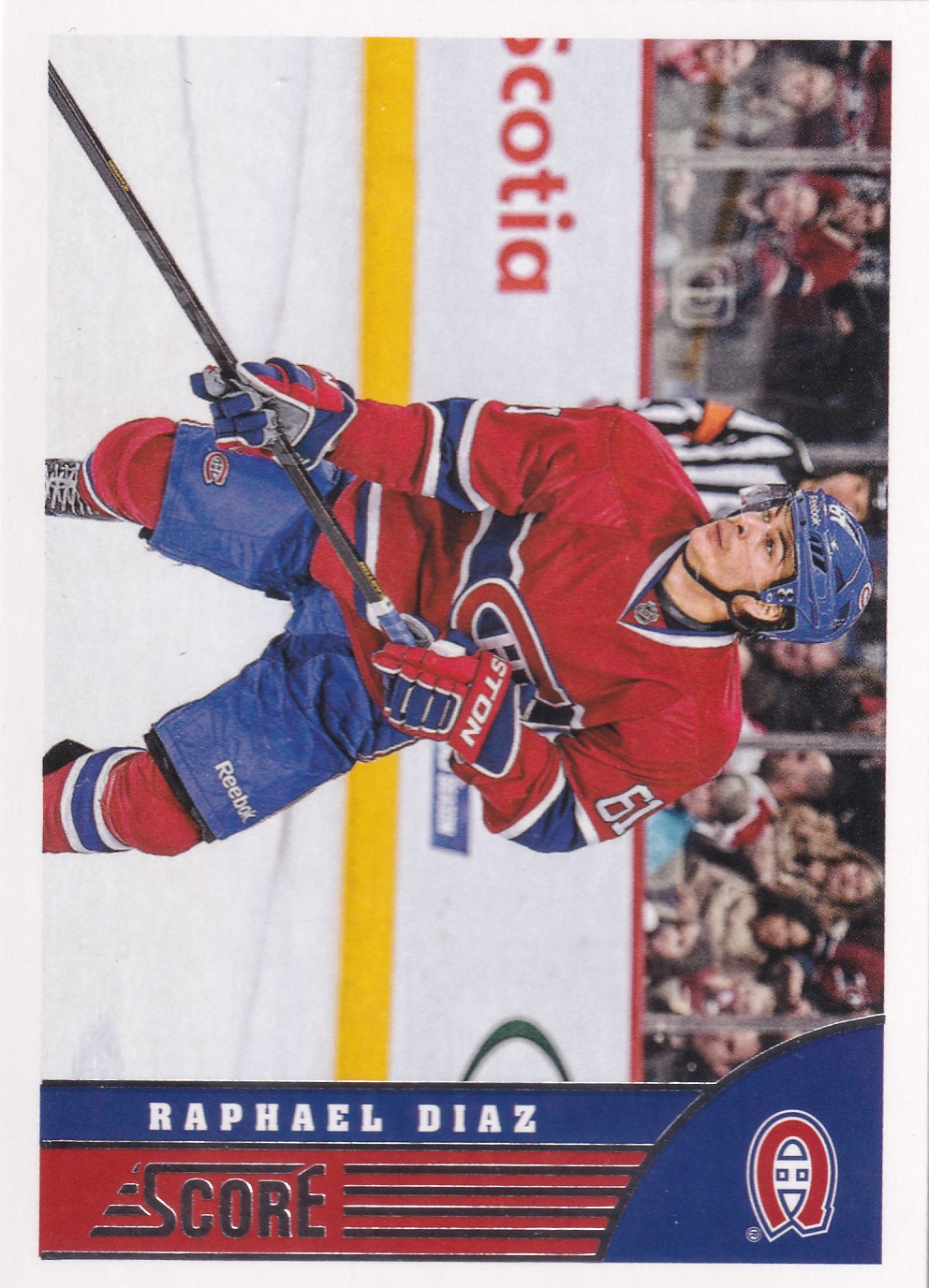 Raphael Diaz - 2013/14 Panini Score Hockey - #260