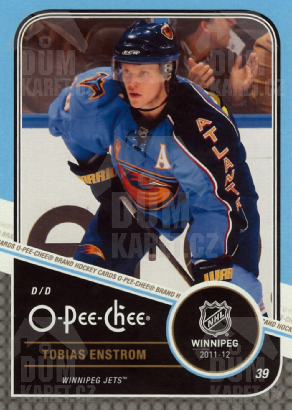 Tobias Enstrom - 2011/12 O-Pee-Chee Hockey - #379