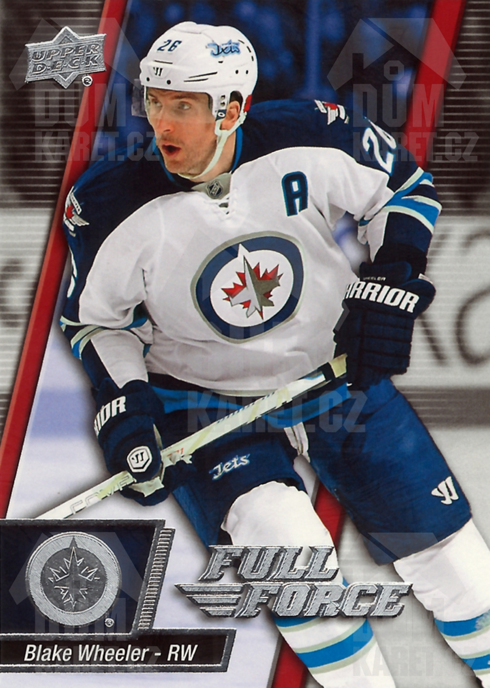 Blake Wheeler - 2015/16 UD Full Force Hockey - #73