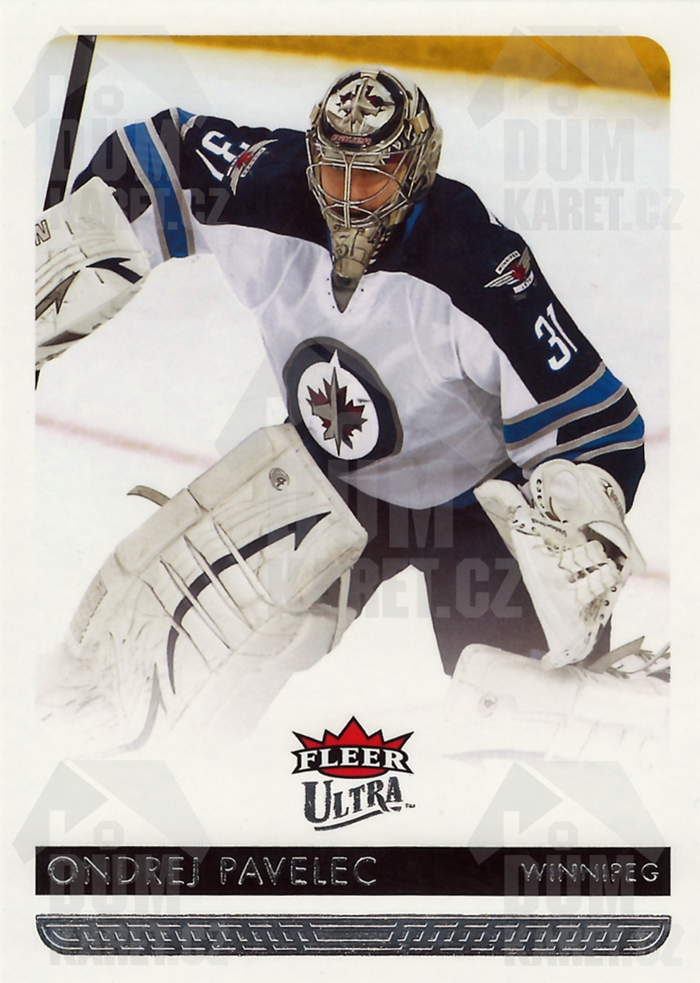 Ondřej Pavelec - 2014/15 Fleer Ultra Hockey - #198