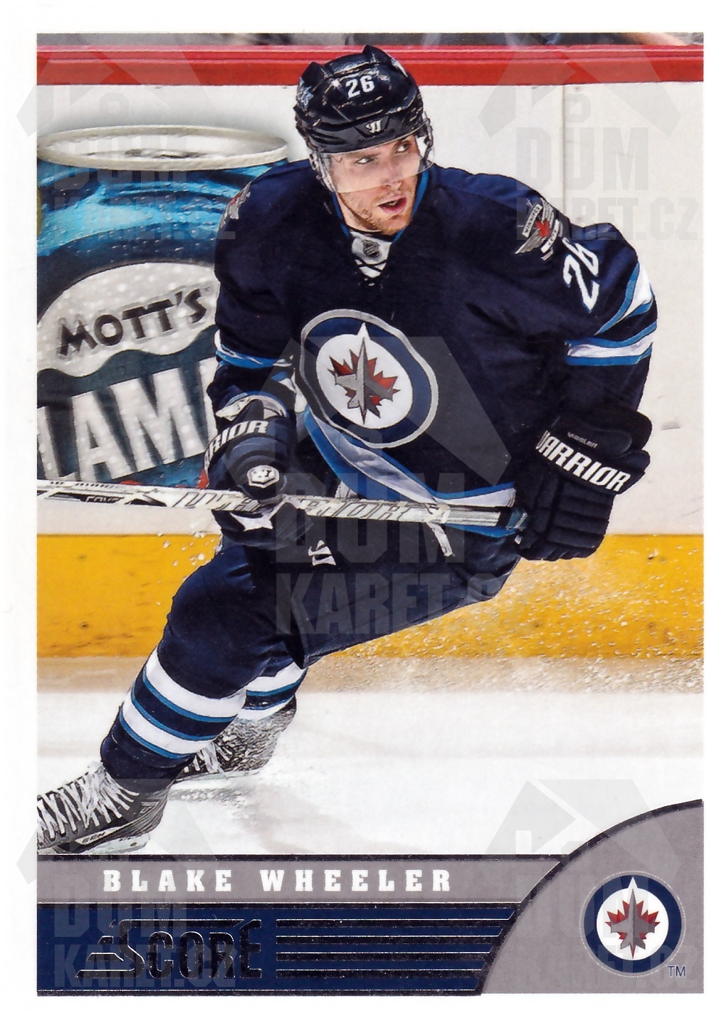 Blake Wheeler - 2013/14 Panini Score Hockey - #539
