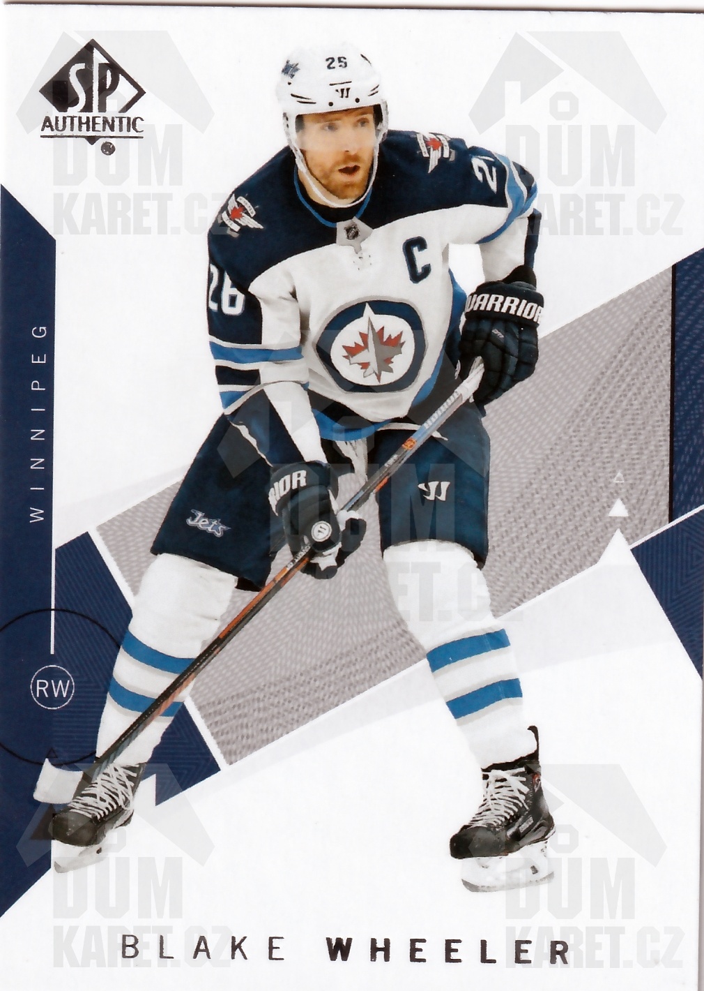 Blake Wheeler - 2018/19 SP Authentic Hockey - #77