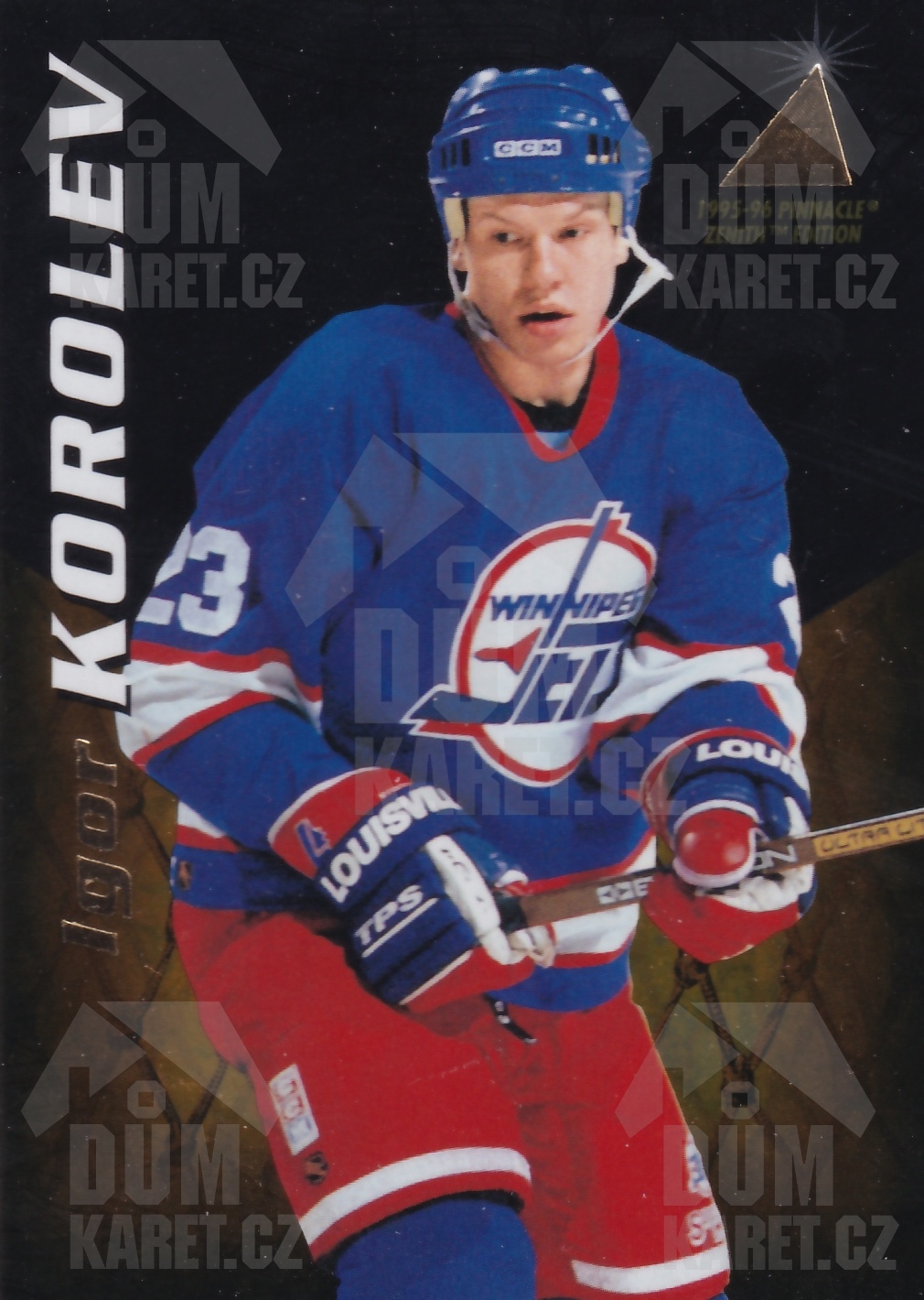 Igor Korolev - 1995/96 Pinnacle Zenith - #63