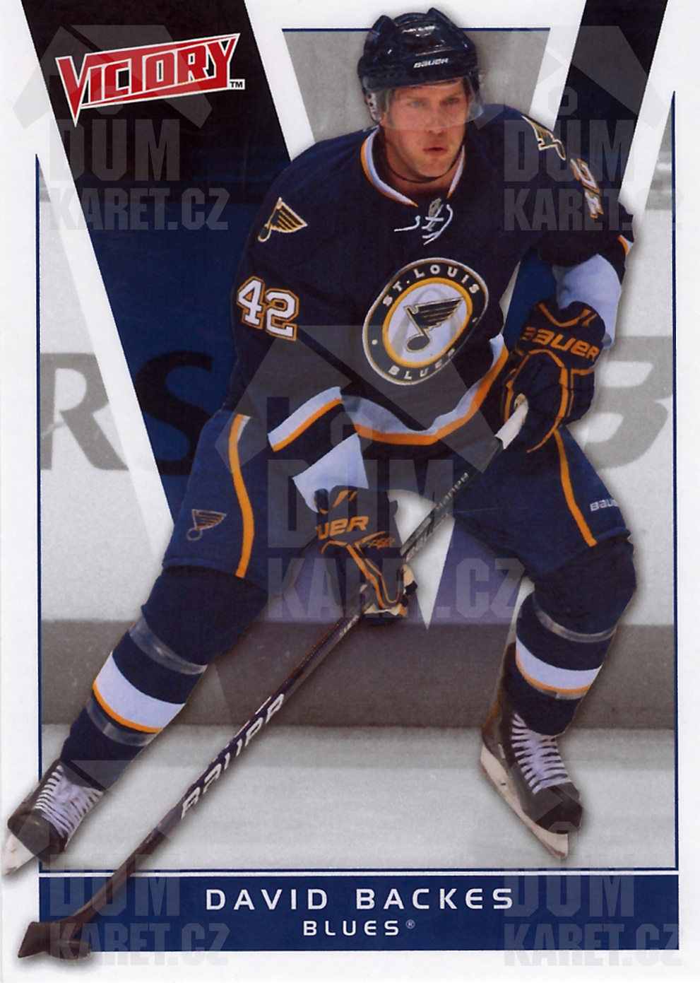 David Backes - 2010/11 Victory Hockey - #166