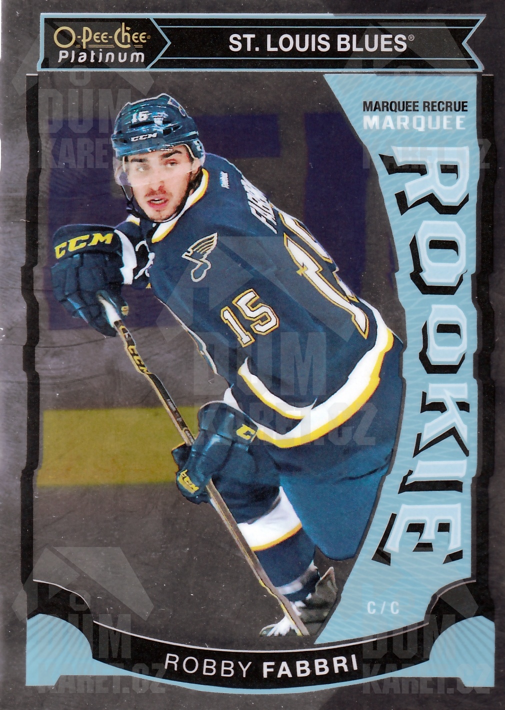 Robby Fabbri - 2015/16 OPC Platinum Hockey - Marquee Rookie - #M26