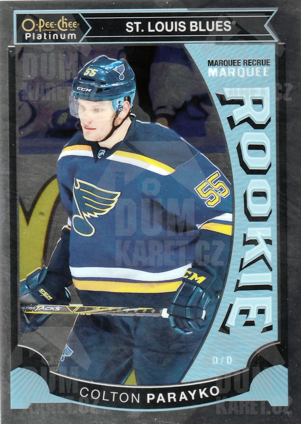 Colton Parayko - 2015/16 OPC Platinum Hockey - Marquee Rookie - #M24