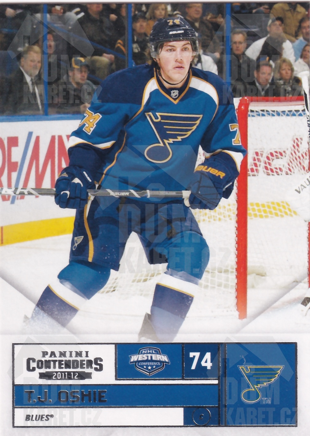 T.J. Oshie - 2011/12 Panini Contenders - #74