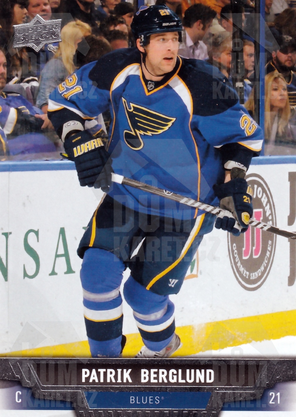 Patrik Berglund - 2013/14 UD Series II. Hockey - #322