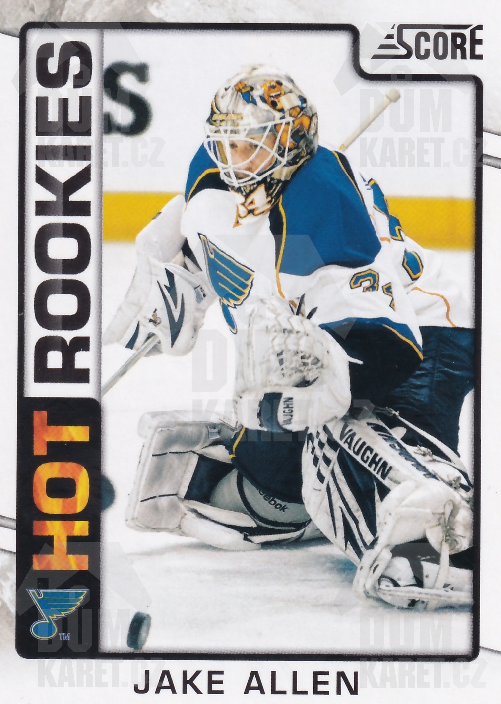 Jake Allen - 2012/13 Score Hockey - Hot Rookies - #544