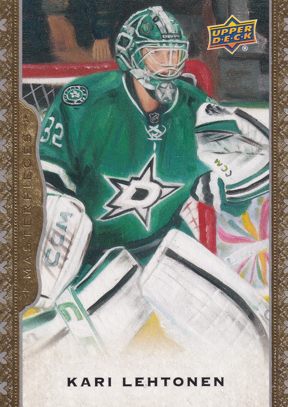 Kari Lehtonen - 2014/15 UD Masterpieces Hockey - #68
