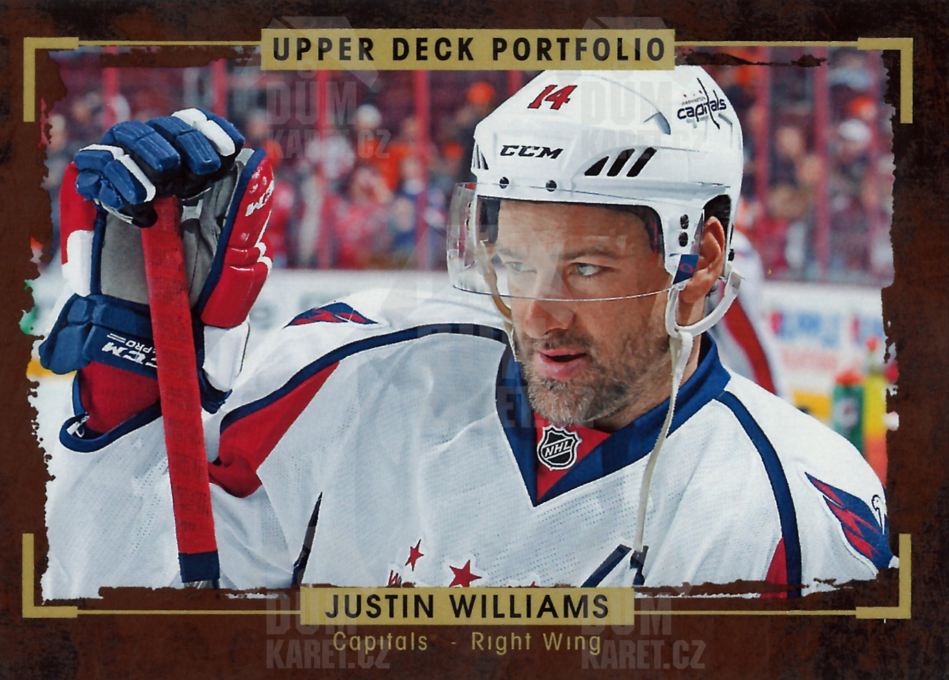 Justin Williams - 2015/16 UD Portfolio Hockey - #154