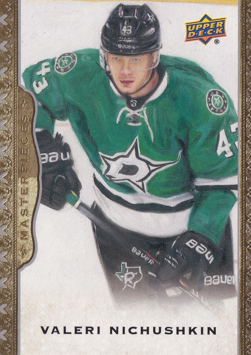 Valeri Nichushkin - 2014/15 UD Masterpieces Hockey - #34