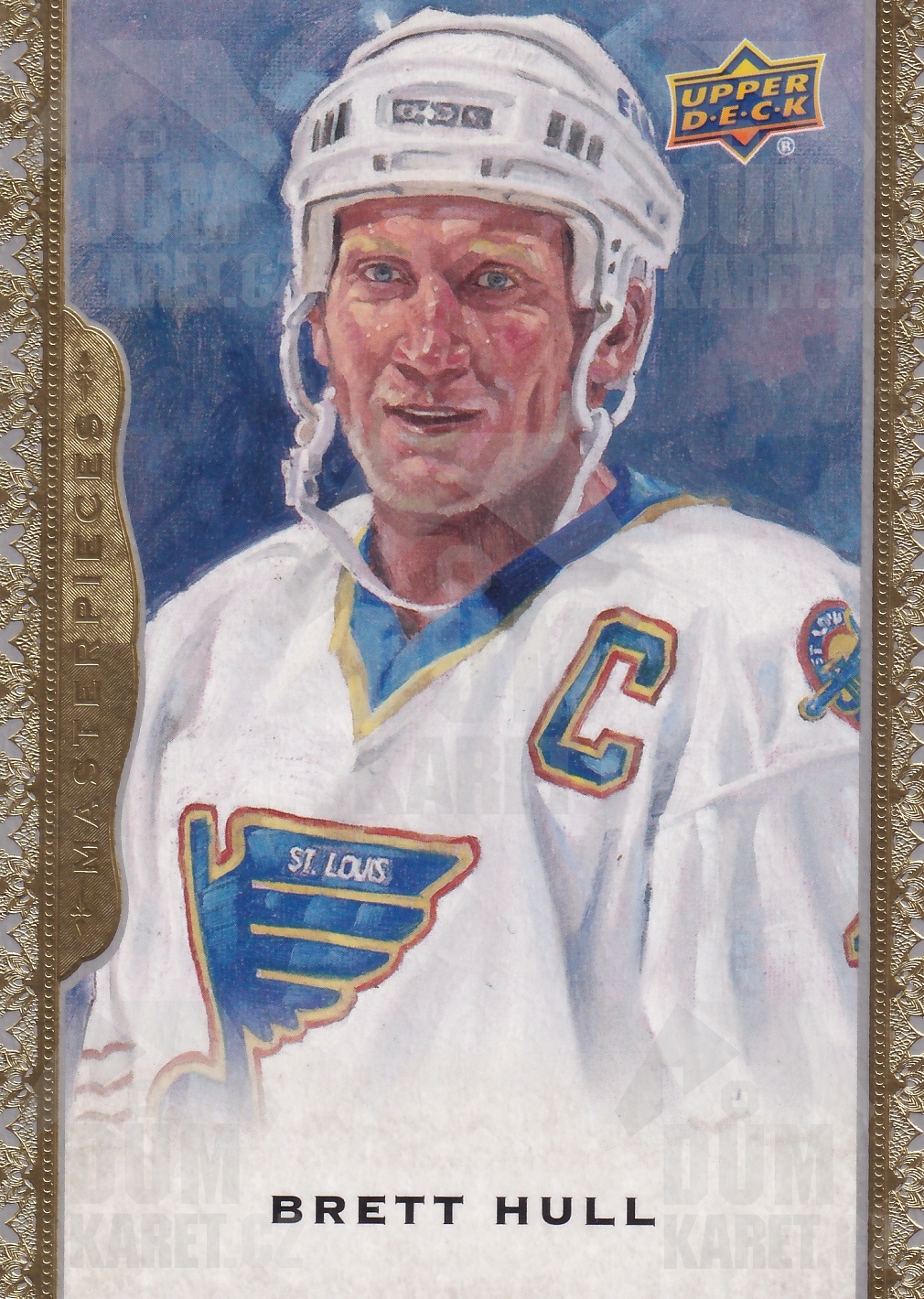 Brett Hull - 2014/15 UD Masterpieces Hockey - #116