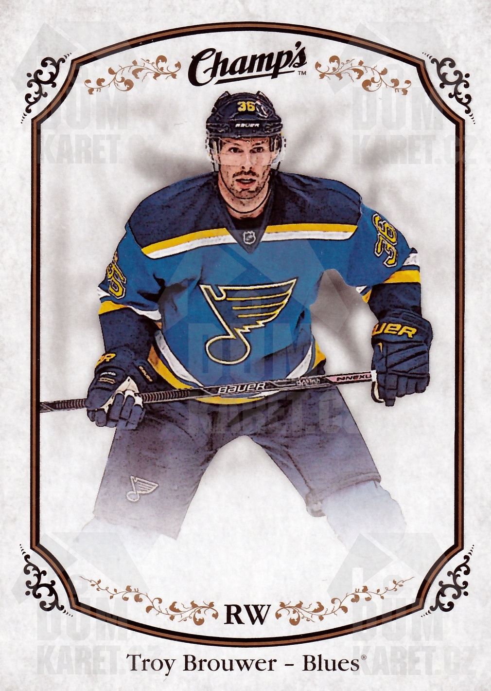 Troy Brouwer - 2015/16 UD Champ's Hockey - #38