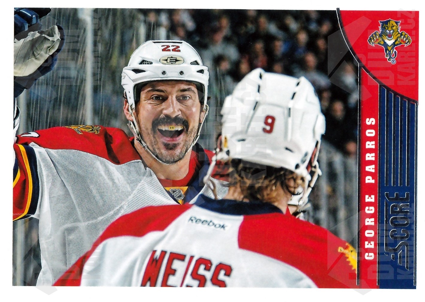 George Parros - 2013/14 Panini Score Hockey - #210