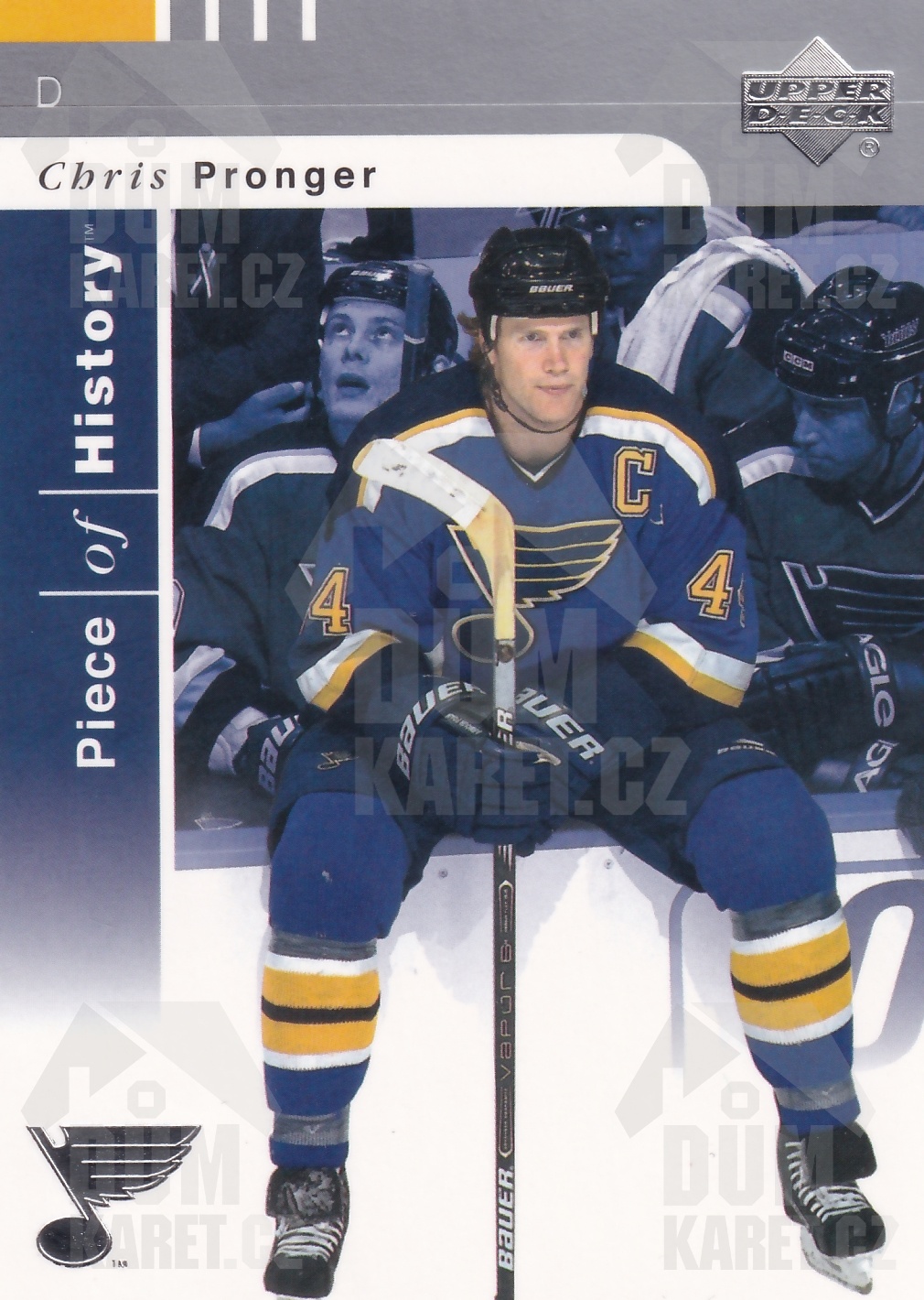 Chris Pronger - 2002/03 UD Piece of History - #78