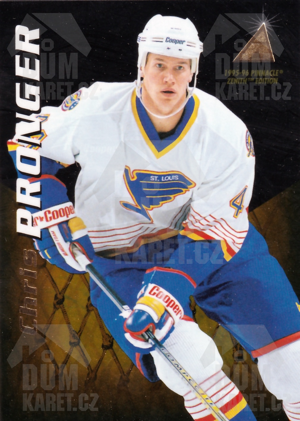 Chris Pronger - 1995/96 Pinnacle Zenith - #28
