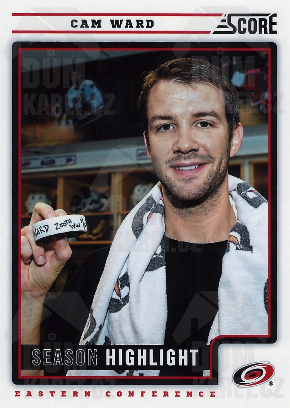 Cam Ward - 2012/13 Score Hockey - Season Highlight - #21