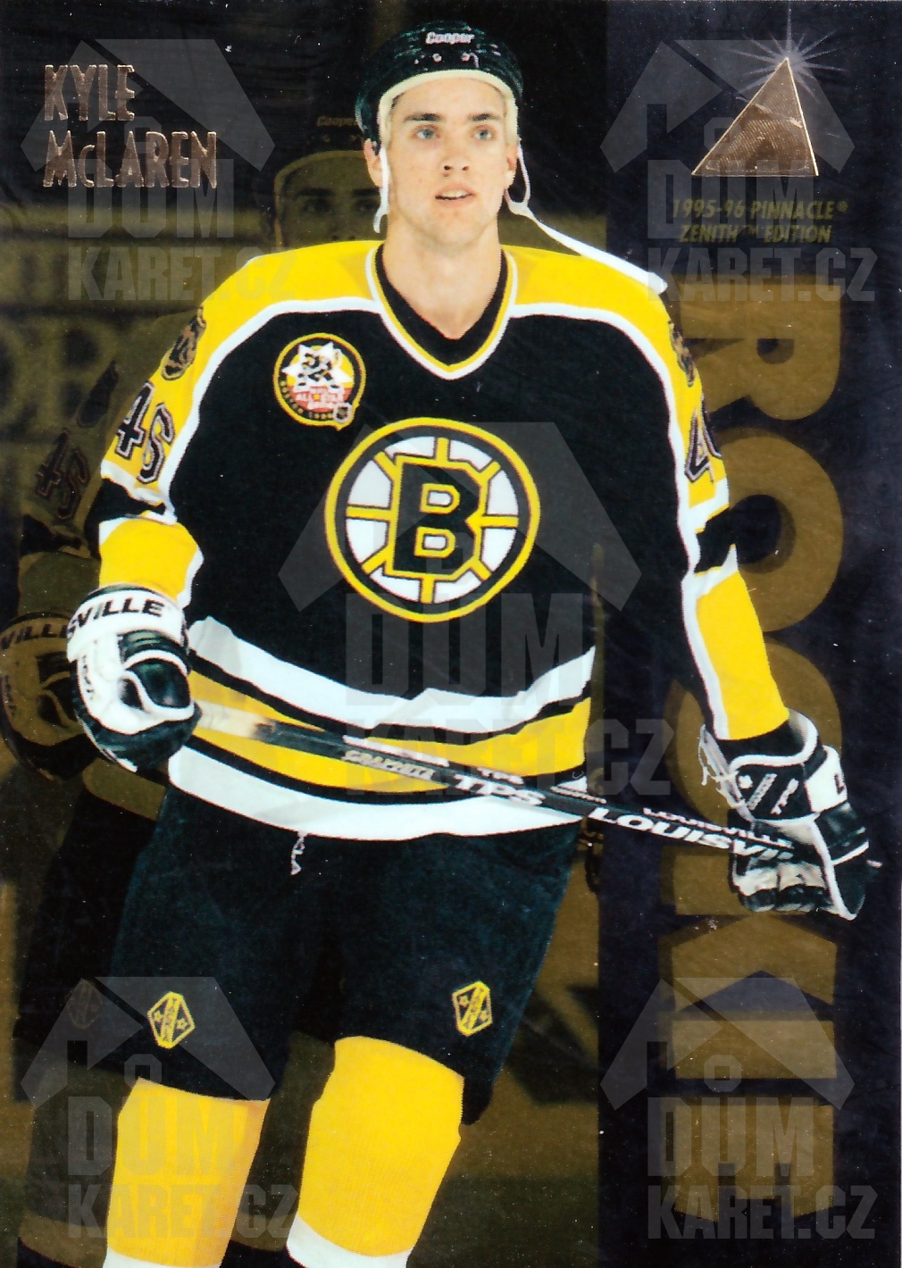 Kyle McLaren - 1995/96 Pinnacle Zenith - RC - #127