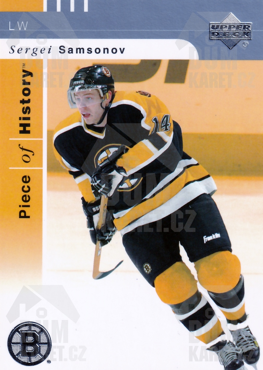 Sergei Samsonov - 2002/03 UD Piece of History - #6
