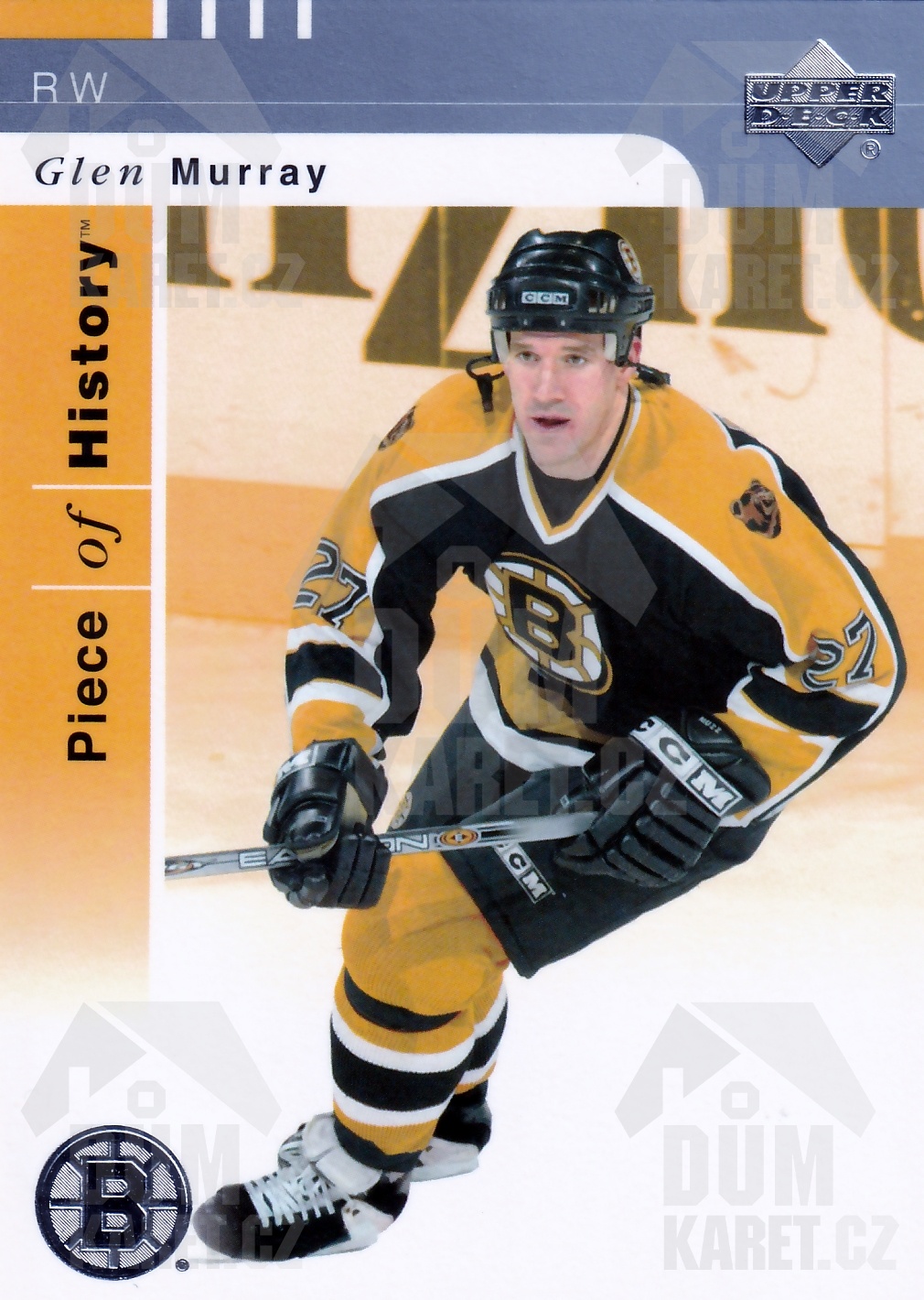 Glen Murray - 2002/03 UD Piece of History - #7