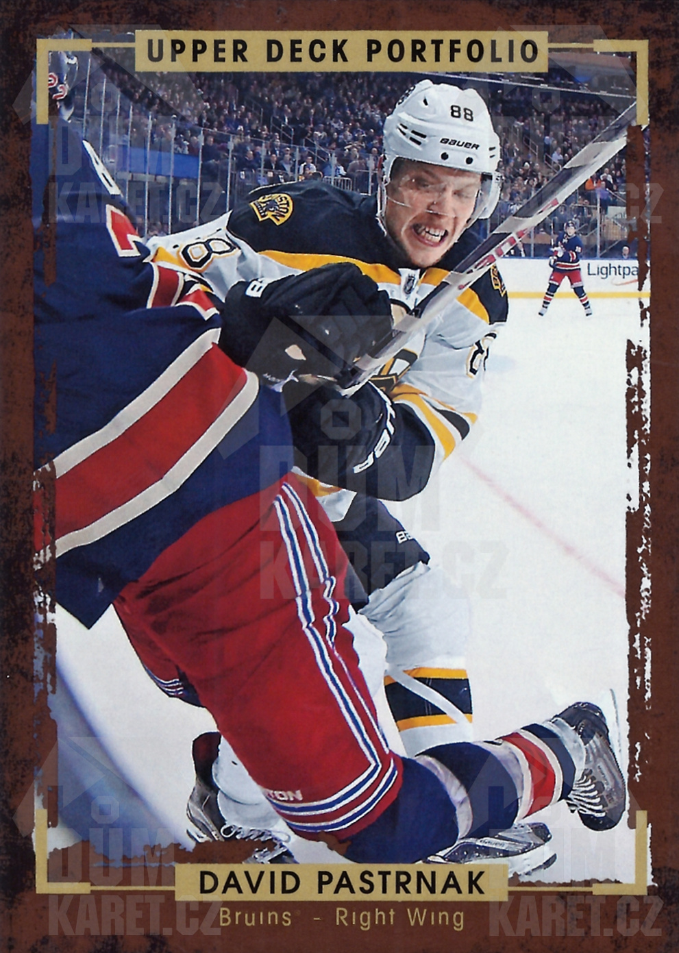 David Pastrňák - 2015/16 UD Portfolio Hockey - #102