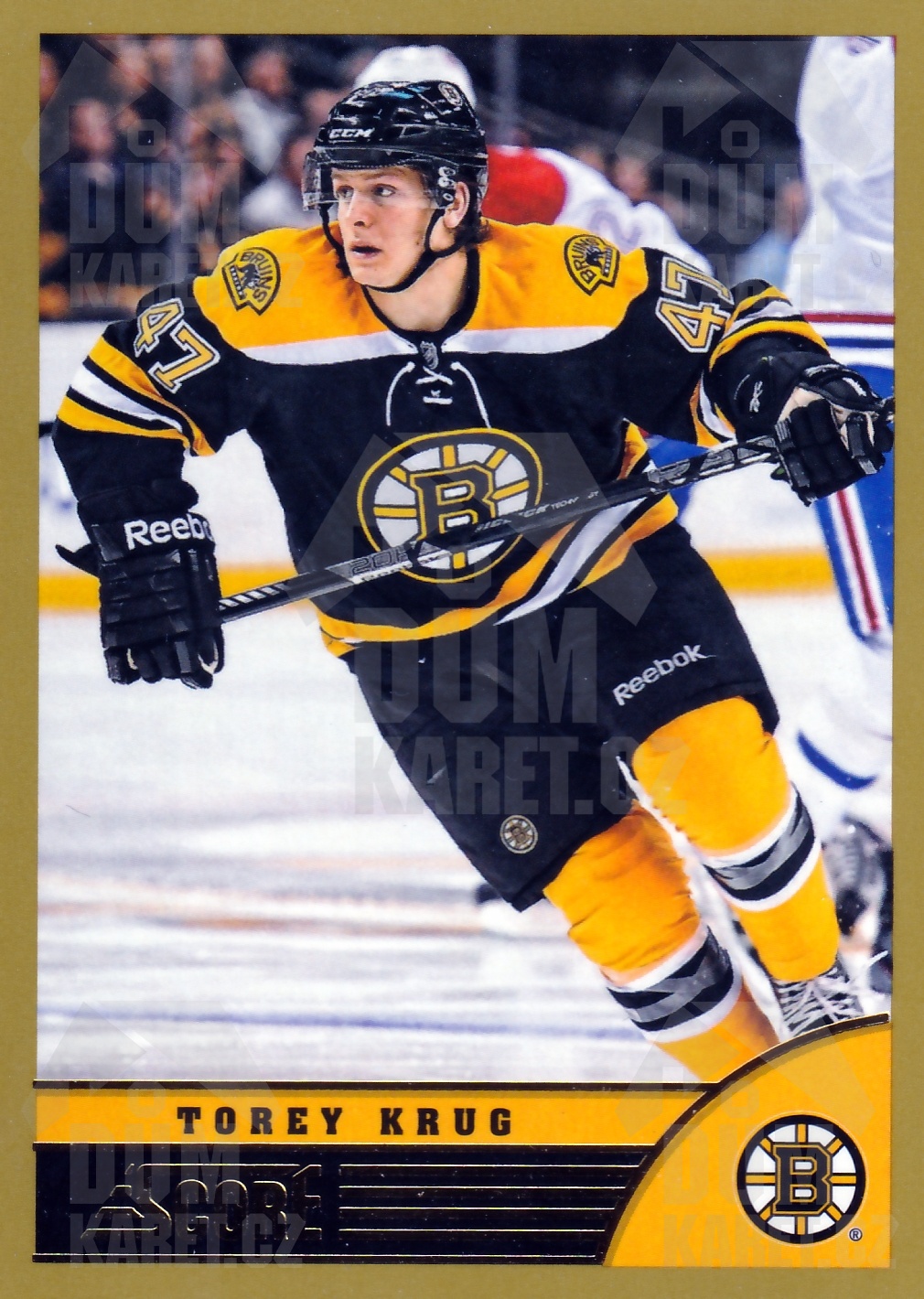 Torey Krug - 2013/14 Panini Score Hockey - Gold - #38