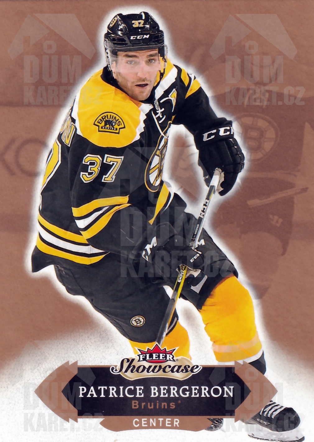 Patrice Bergeron - 2016/17 Fleer Showcase Hockey - #17