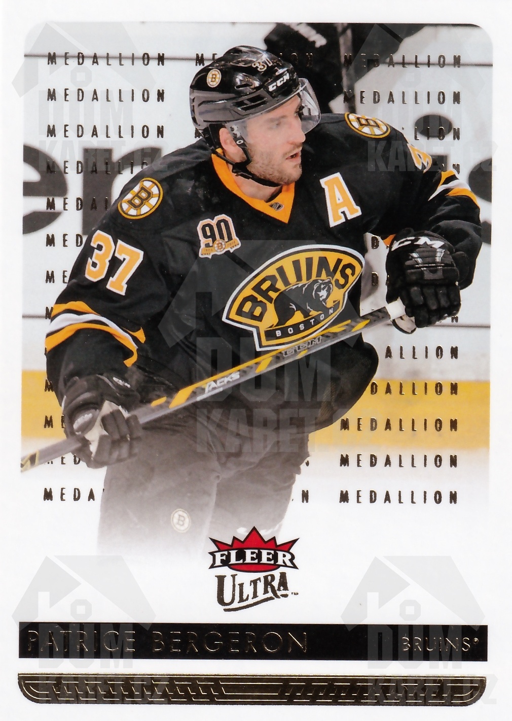 Patrice Bergeron - 2014/15 Fleer Ultra Hockey - Gold Medallion - #14