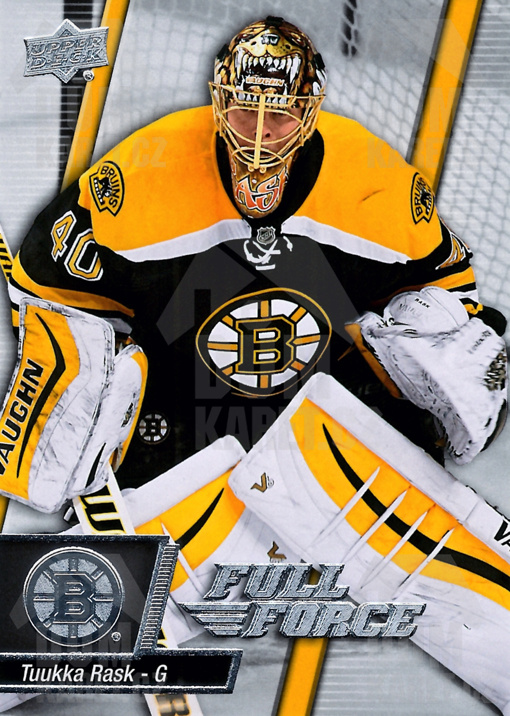 Tuukka Rask - 2015/16 UD Full Force Hockey - #30