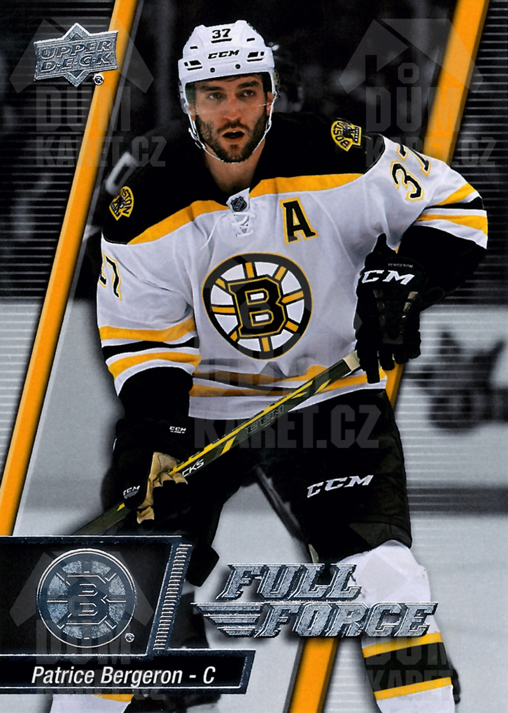 Patrice Bergeron - 2015/16 UD Full Force Hockey - #86