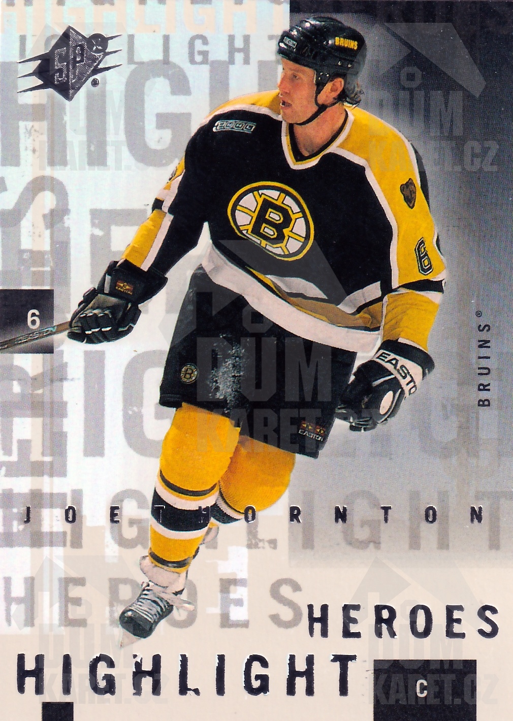 Joe Thornton - 2000/01 UD SPx Hockey - Heroes Highlight - #HH3