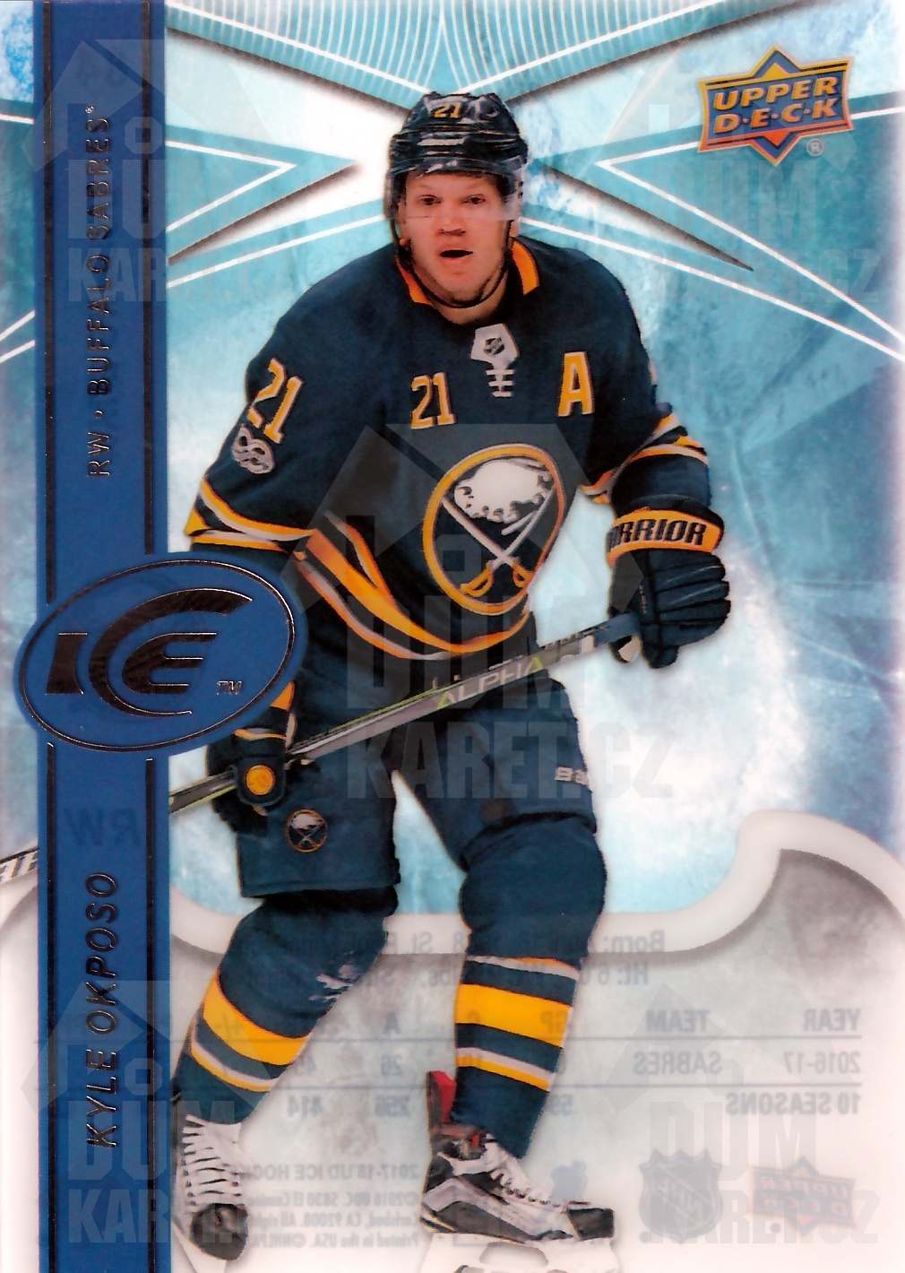 Kyle Okposo - 2017/18 UD Ice Hockey - #84