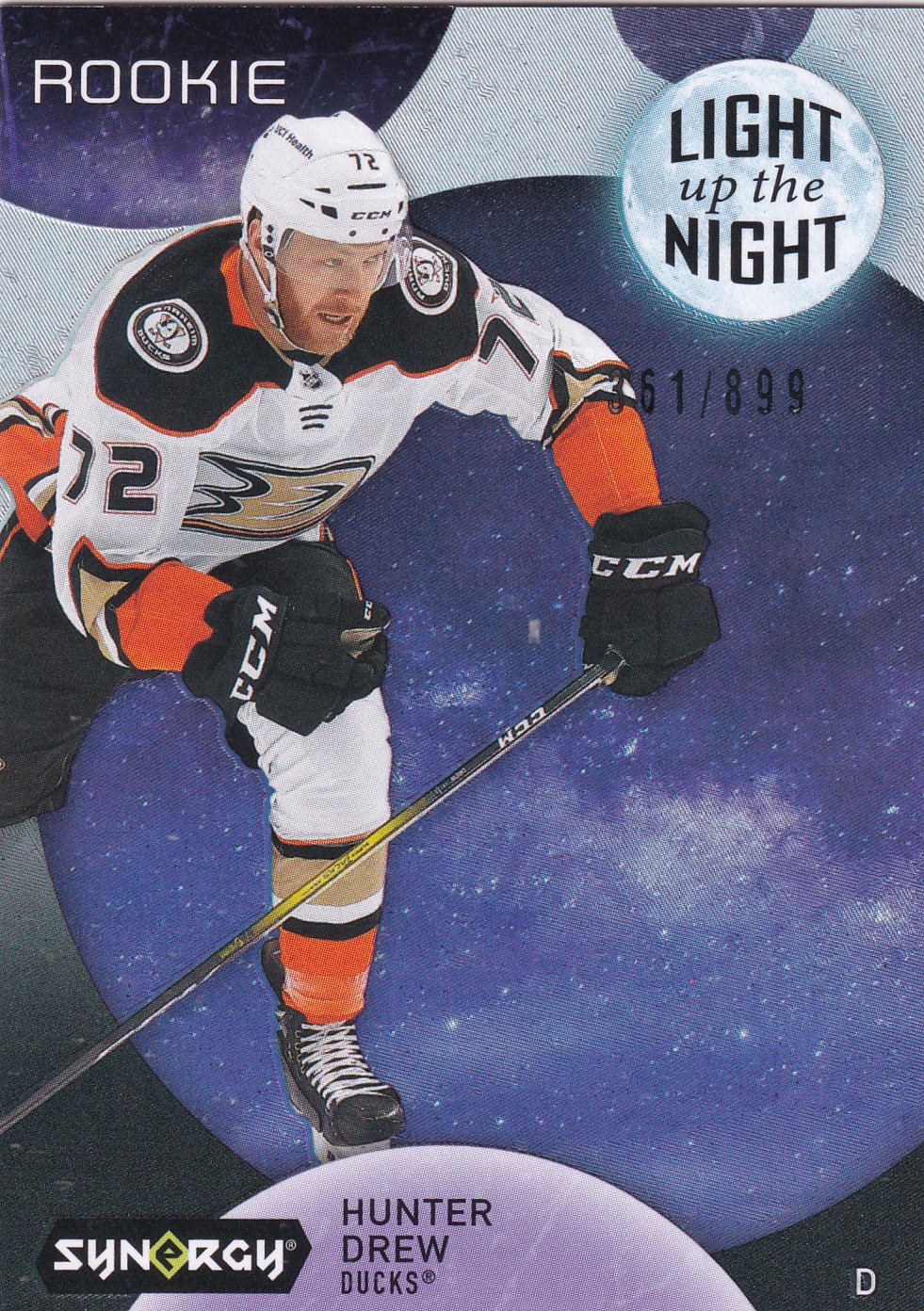 Hunter Drew - 2022/23 UD Synergy Hockey - Light Up the Night /899 RC #LNR-HD