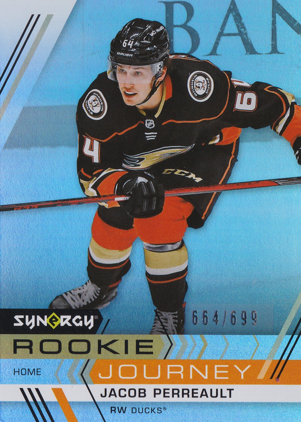 Jacob Perreault - 2022/23 UD Synergy Hockey - Rookie Journey /699 RC #RJ-3