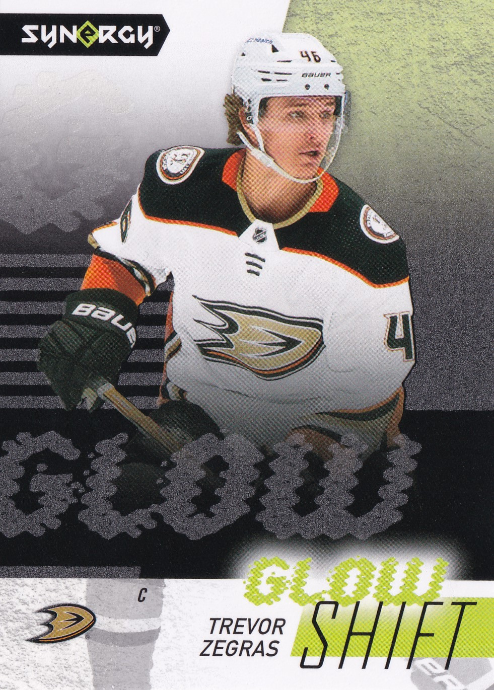 Trevor Zegras - 2022/23 UD Synergy Hockey - Glow Shift #G-11