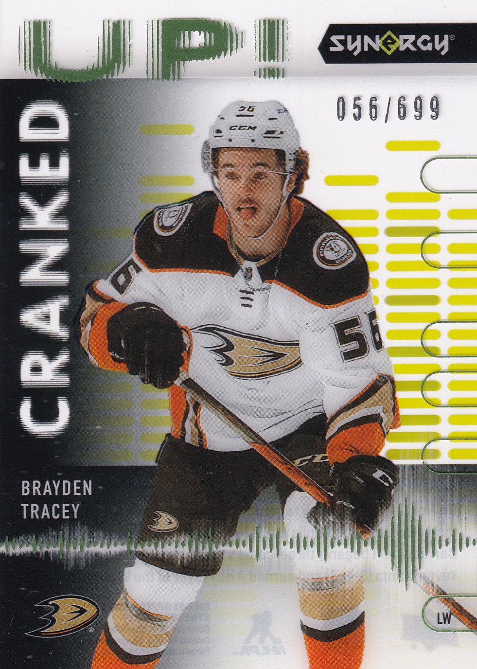 Brayden Tracey - 2022/23 UD Synergy Hockey - Cranked UP /699 #CU-BT