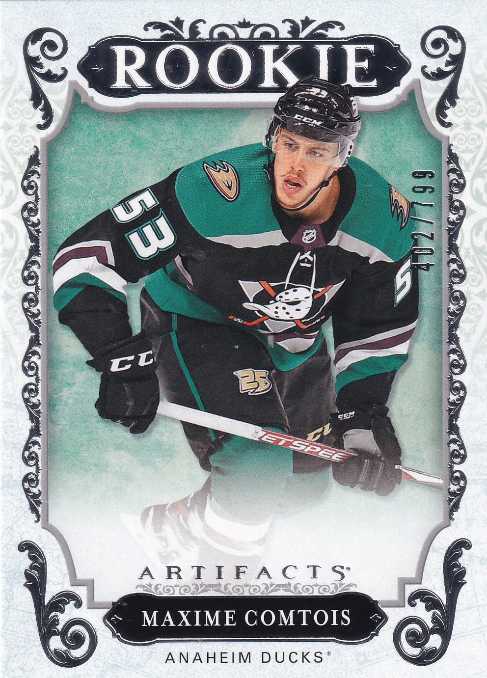 Maxime Comtois - 2018/19 Artifacts Hockey /799 - Rookie - #RED181