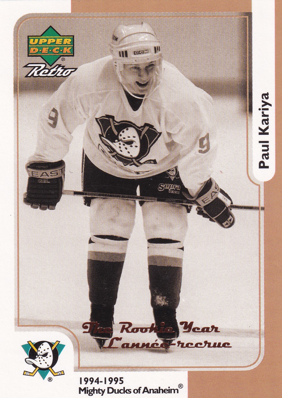 Paul Kariya - 1999/00 UD Retro Hockey - #McD-IR