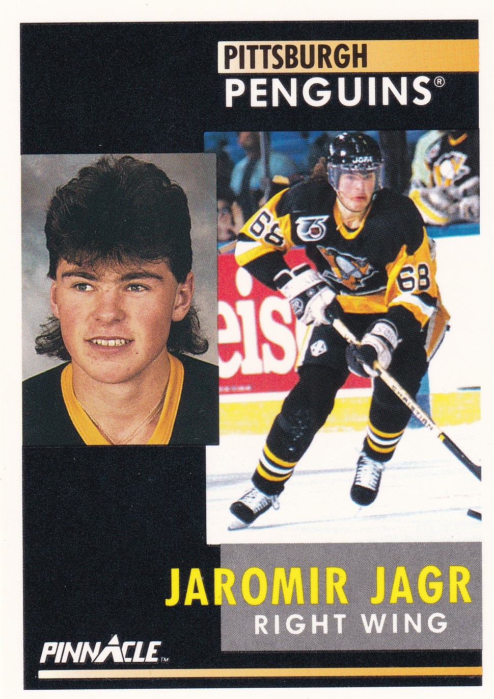 Jaromír Jágr - 1991/92 Pinnacle - #53