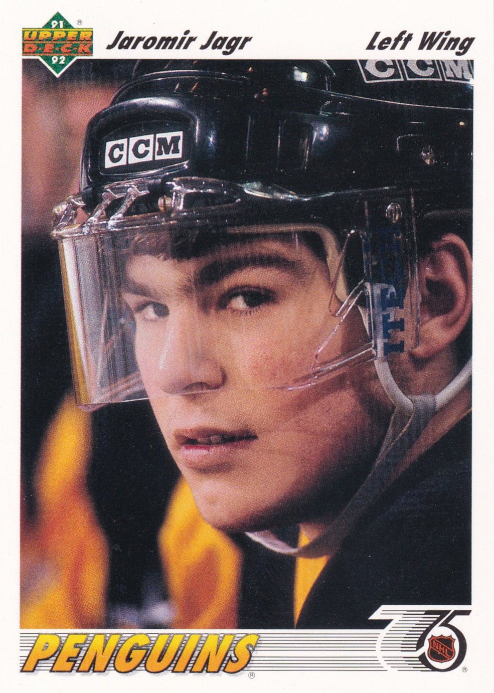 Jaromír Jágr - 1991/92 Upper Deck - #256
