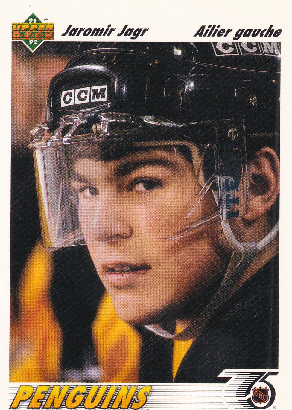Jaromír Jágr - 1991/92 Upper Deck French - #256
