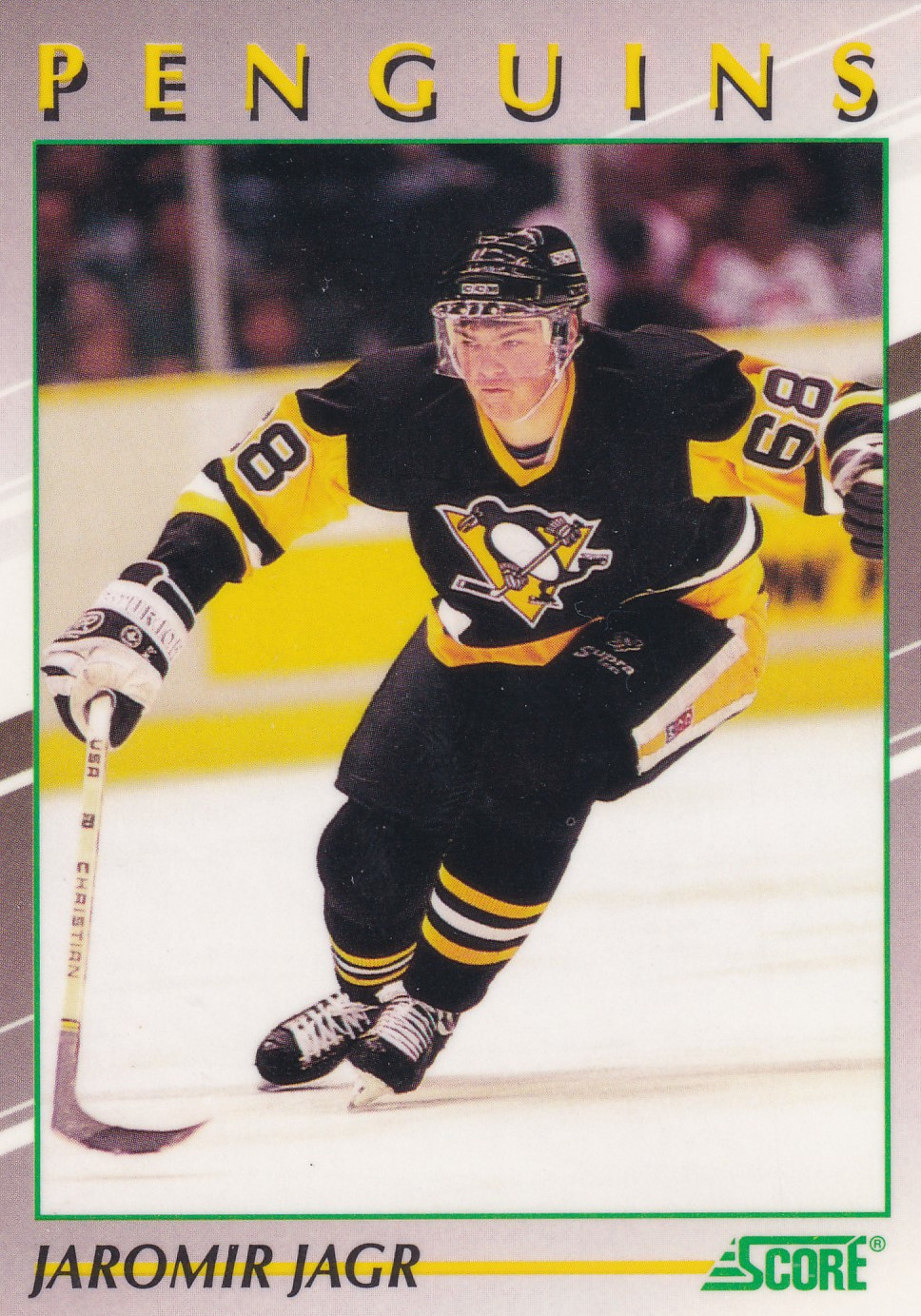 Jaromír Jágr - 1991/92 Score Hockey - Young Superstar - #38