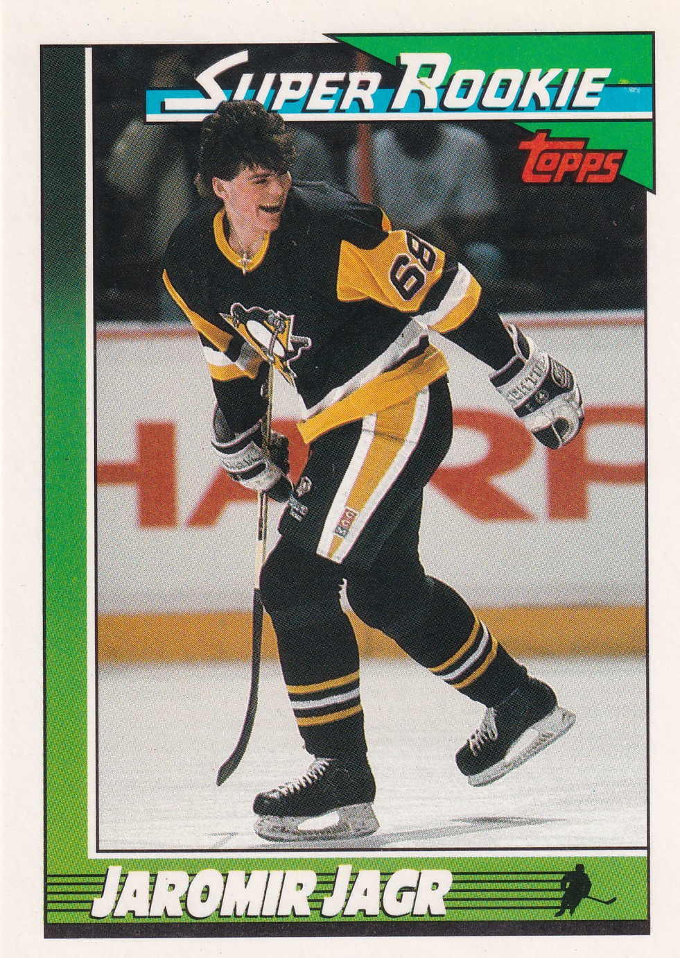 Jaromír Jágr - 1991/92 Topps Hockey - Super Rookie - #9