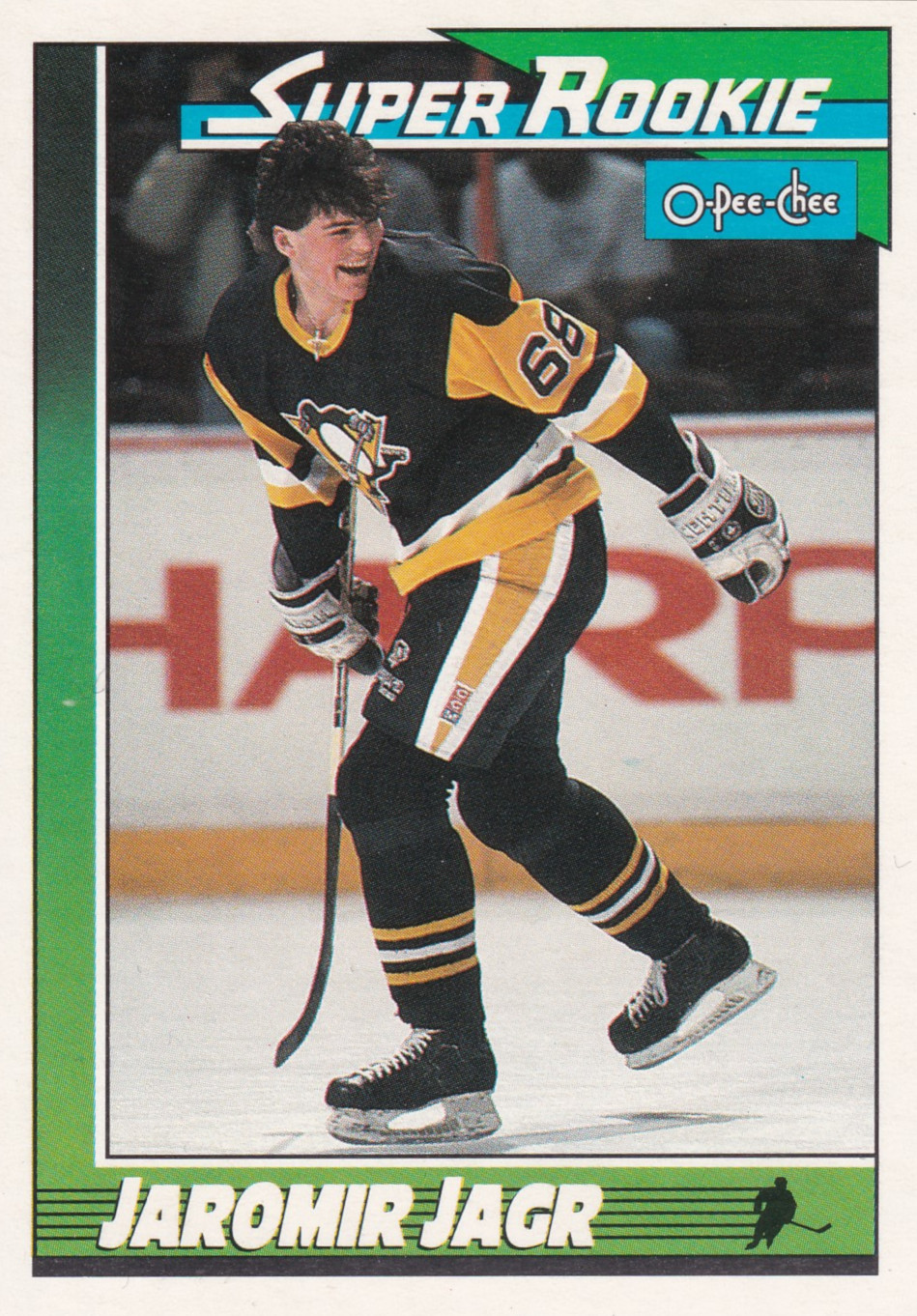 Jaromír Jágr - 1991/92 O-Pee-Chee Hockey - Super Rookie - #9
