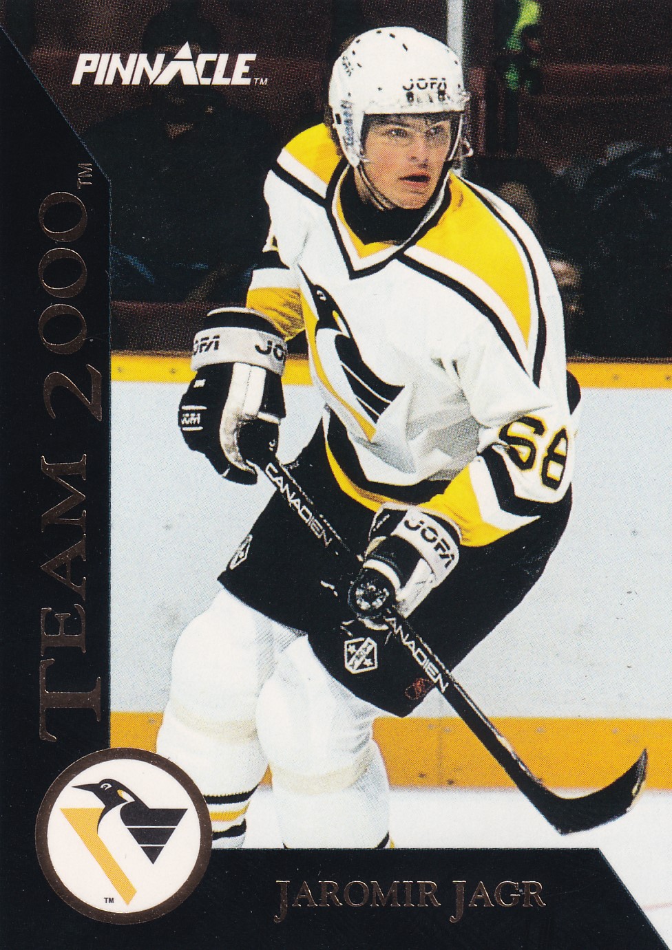 Jaromír Jágr - 1992/93 Pinnacle - Team 2000 - #15 of 30